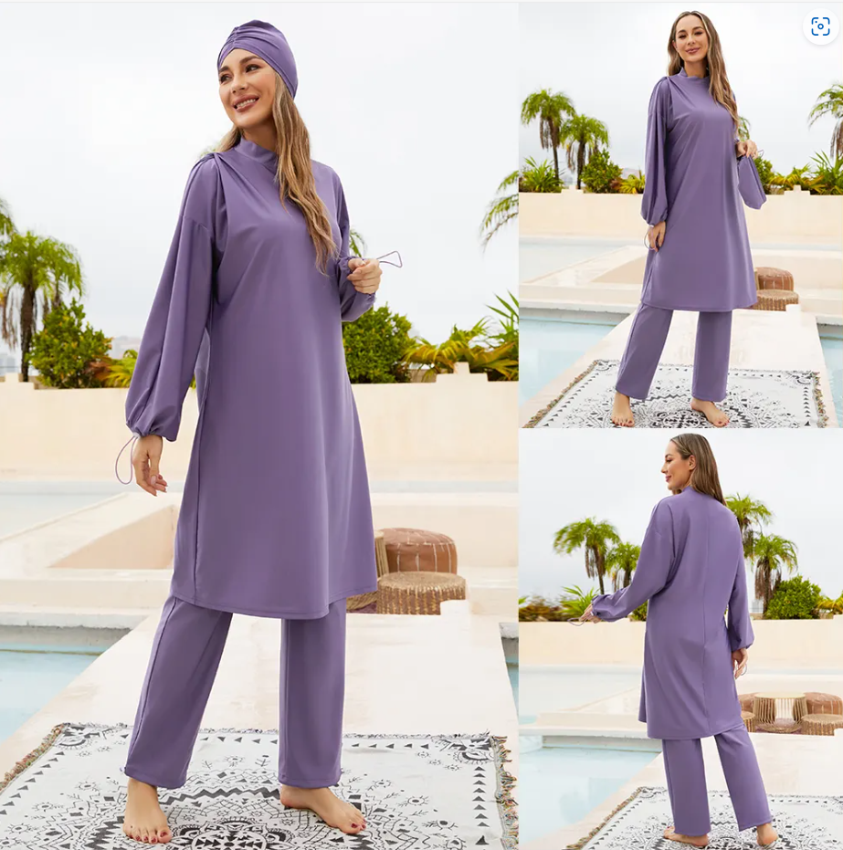 Royal Amethyst Purple - Modest Swimwear / Burkini